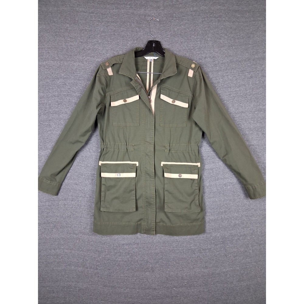 Cabi Womens Jacket XS Army Green Field Jacket Utility Preppy Academia Streetwear